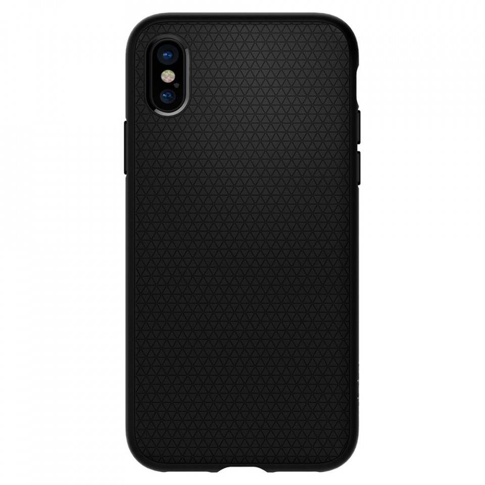 Husa iPhone X / XS, Liquid Air Spigen - Negru