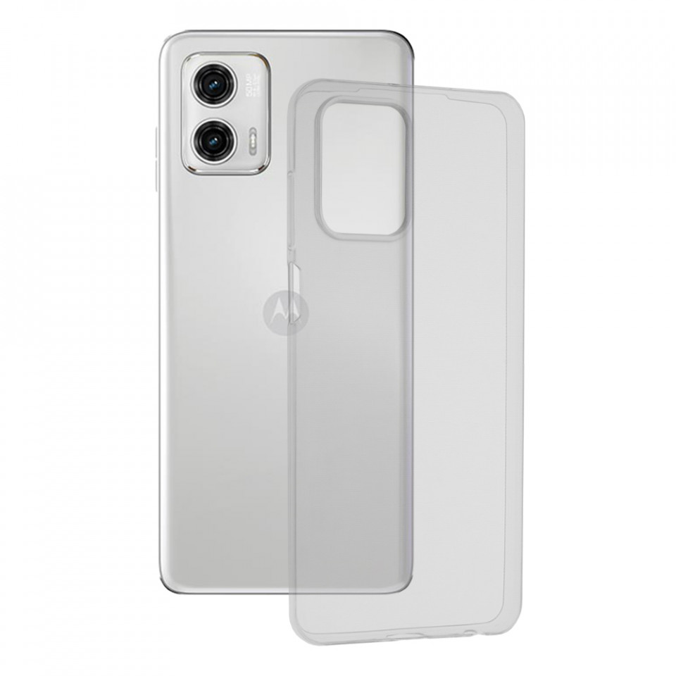Husa Motorola Moto G73 din silicon TPU slim, Techsuit - Transparent