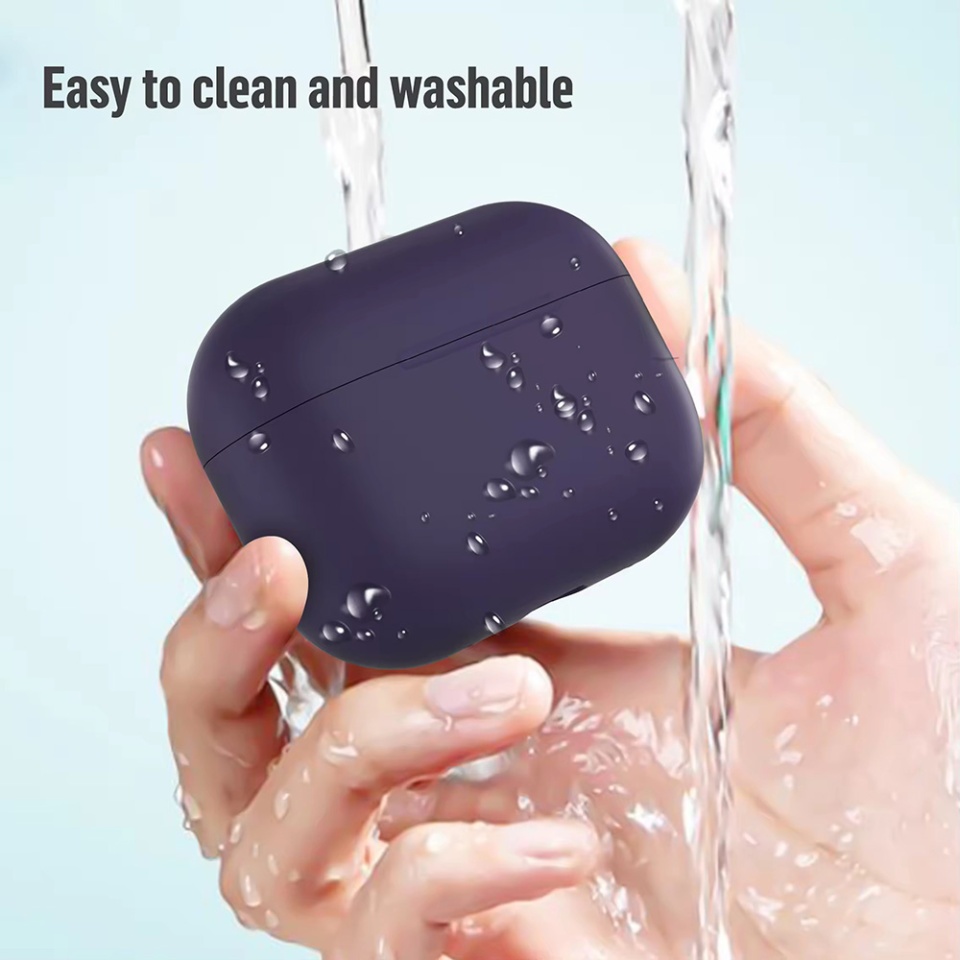 Husa pentru AirPods Pro 2 din silicon moale, Blueo Liquid Silicone, Roz - 2 | YEO