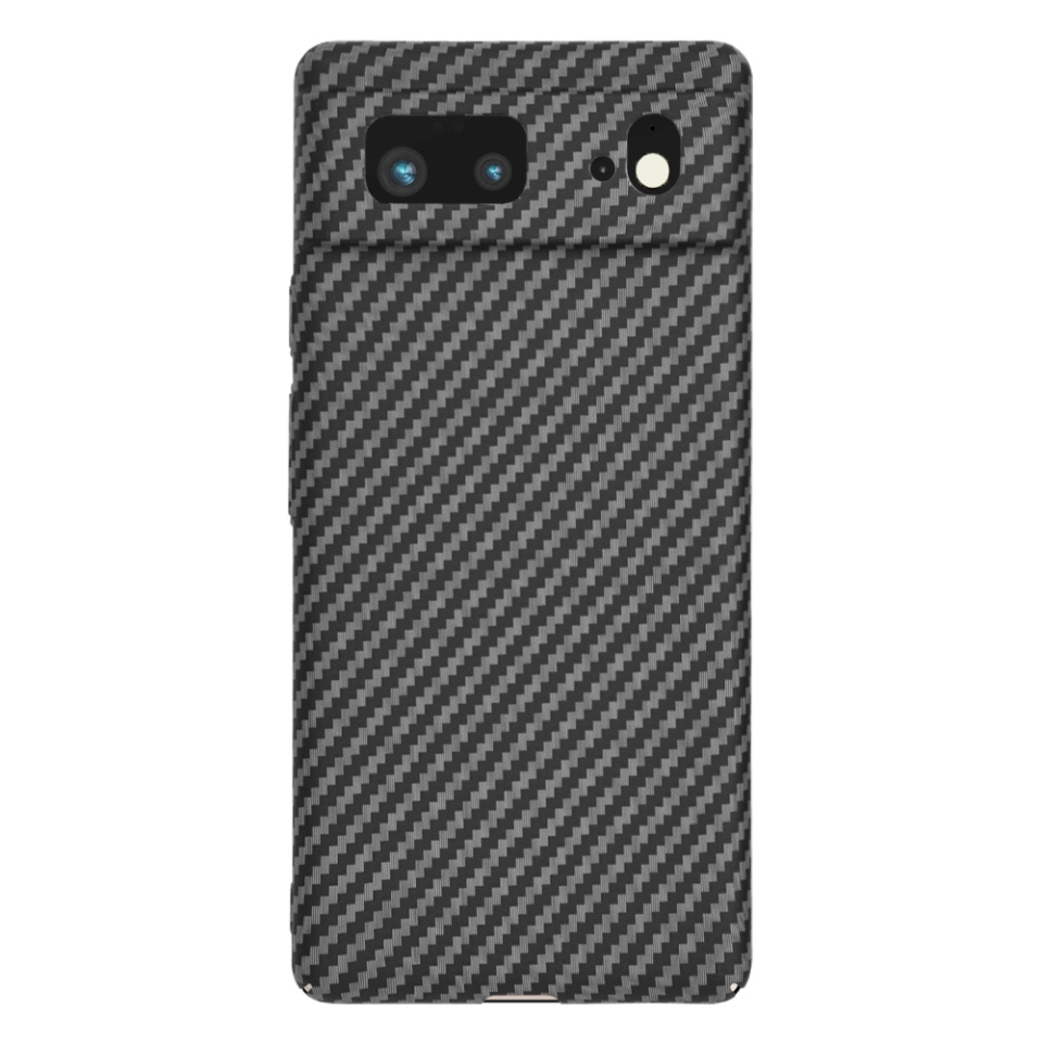 Husa pentru Google Pixel 6, Finisaj Premium cu Textura de Carbon, Design Elegant, SKDR CarbonFlex - Negru - 2 | YEO