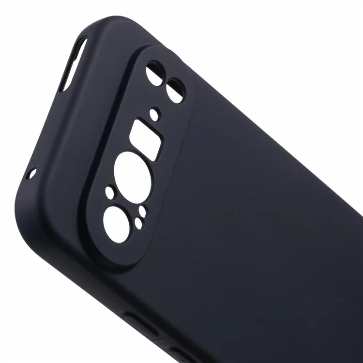 Husa pentru Google Pixel 9 Pro XL din Silicon Catifelat, Protectie Premium, Skyddar SoftElegance - Negru - 1 | YEO