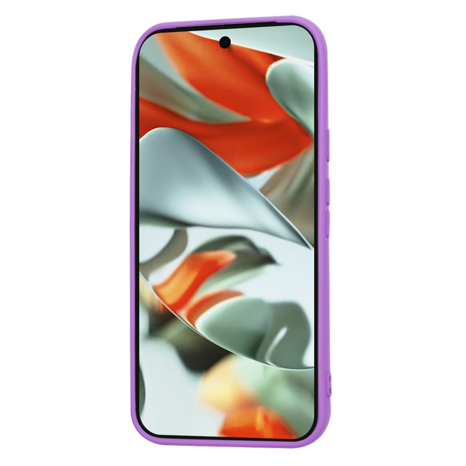 Husa pentru Google Pixel 9 Pro XL din Silicon Catifelat, Protectie Premium, Skyddar SoftElegance - Mov - 1 | YEO