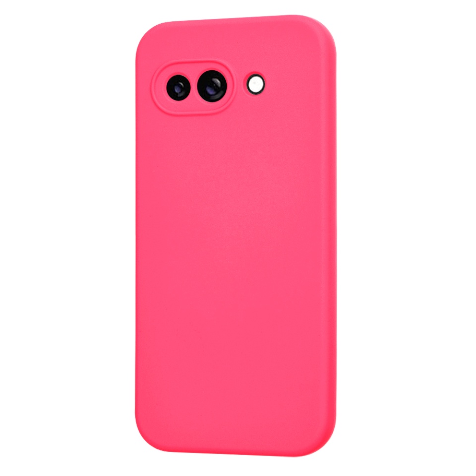 Husa pentru Google Pixel 9a din Silicon Catifelat, Protectie Premium, Skyddar SoftElegance - Fucsia - 2 | YEO