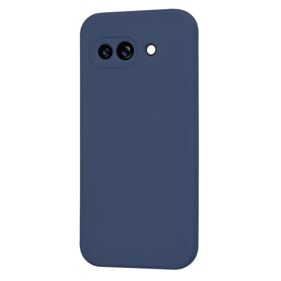 Husa pentru Google Pixel 9a, SKYDDAR INNOVATION, din Silicon Catifelat, SoftElegance, set cu sticker, Bleumarin - 2 | YEO