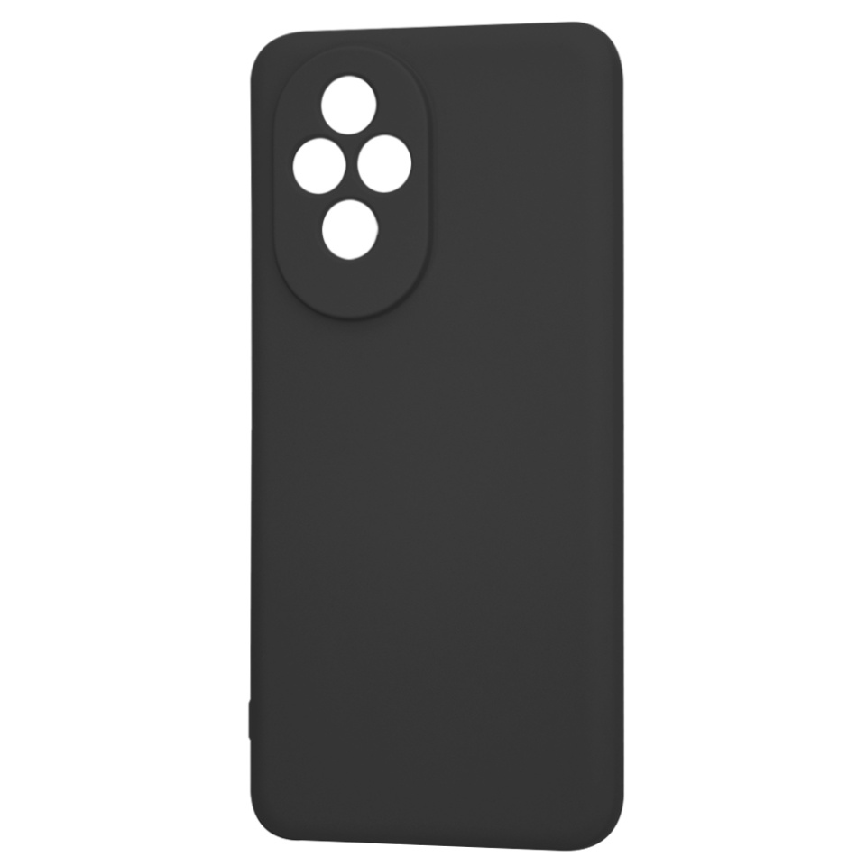 Husa pentru Honor 200 din Silicon Catifelat, Protectie Premium, Skyddar SoftElegance - Negru - 1 | YEO