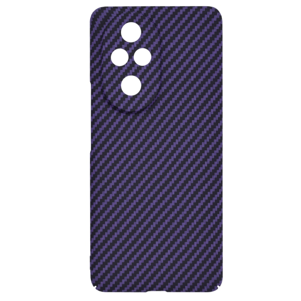 Husa pentru Honor 200 Pro, Finisaj Premium cu Textura de Carbon, Design Elegant, SKDR CarbonFlex - Mov - 3 | YEO
