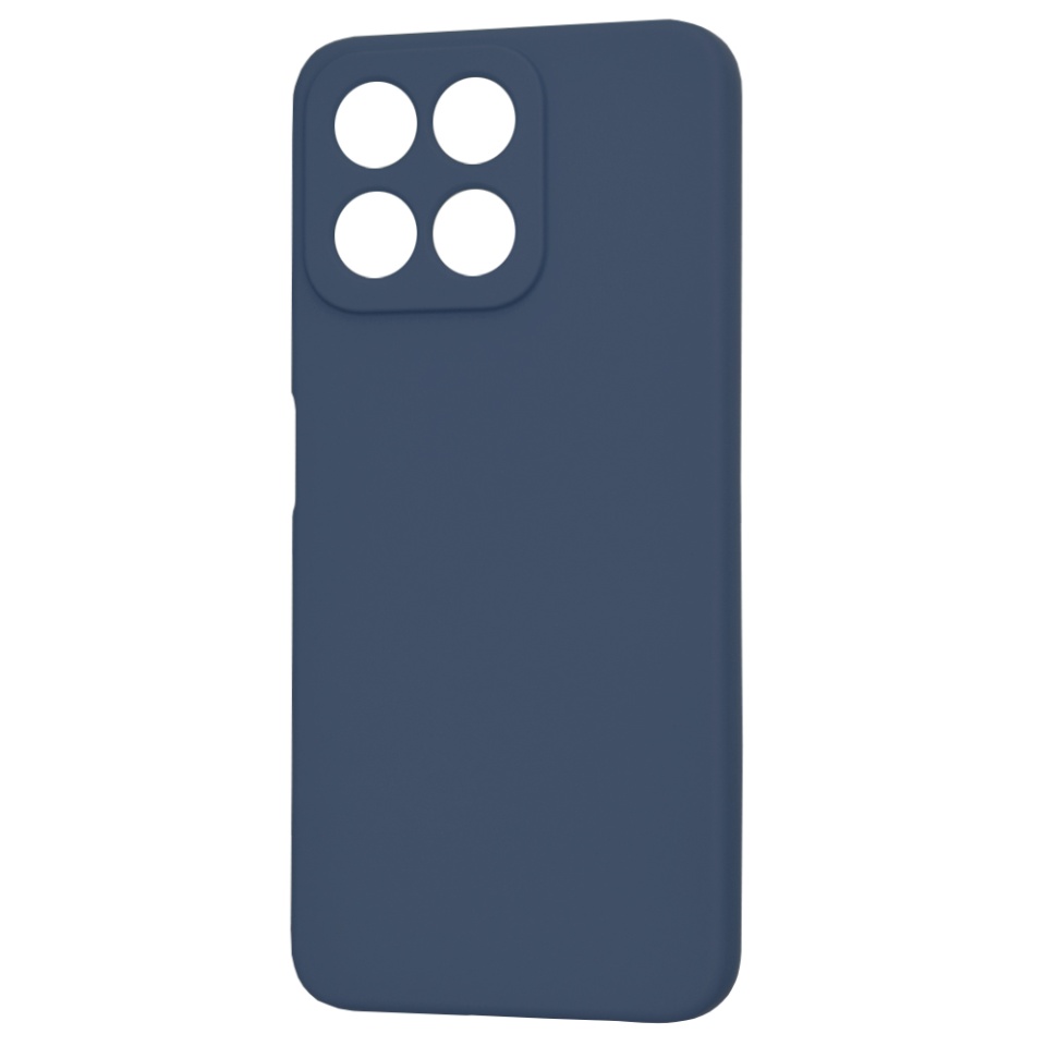 Husa pentru Honor 200 Smart / X7c din Silicon Catifelat, Protectie Premium, Skyddar SoftElegance - Bleumarin - 3 | YEO