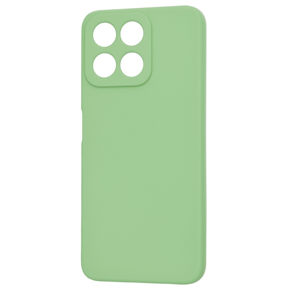 Husa pentru Honor 200 Smart / X7c din Silicon Catifelat, Protectie Premium, Skyddar SoftElegance - Verde deschis - 3 | YEO