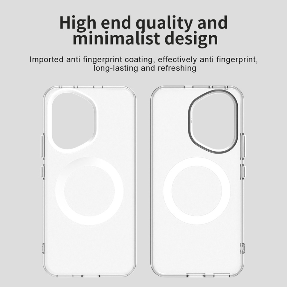 Husa pentru Honor 400, SKYDDAR INOVATION, CandyCase, Magsafe, set cu sticker, Alb - 3 | YEO