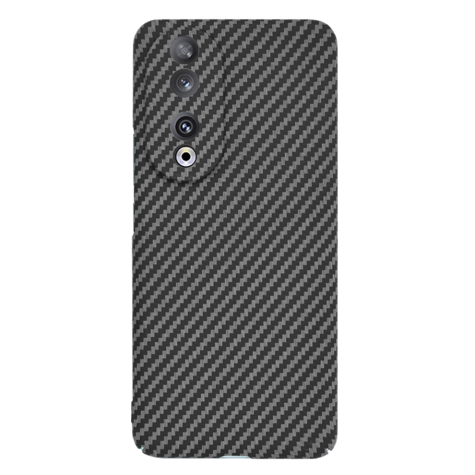 Husa pentru Honor 90, Finisaj Premium cu Textura de Carbon, Design Elegant, SKDR CarbonFlex - Negru - 1 | YEO