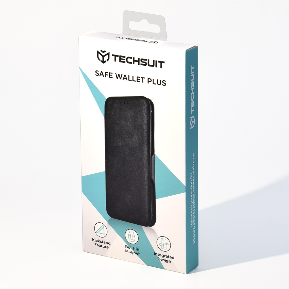 Husa pentru Honor 90 Lite, SKYDDAR INNOVATION, Safe Wallet tip carte din Piele Ecologica, Suport Carduri, Inchidere Magnetica, Verde, set cu sticker - 1 | YEO