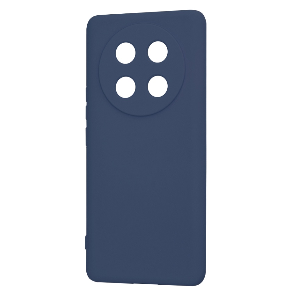 Husa pentru Honor X9c / Magic7 Lite din Silicon Catifelat, Protectie Premium, Skyddar SoftElegance - Bleumarin - 3 | YEO