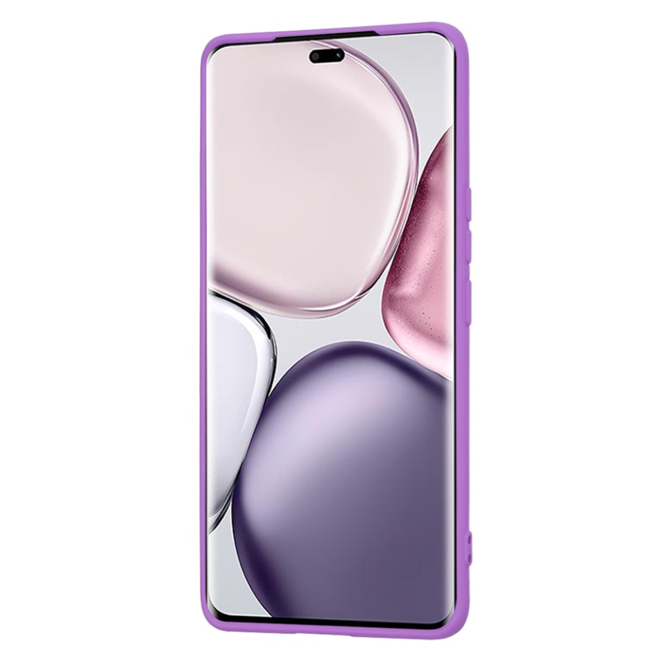 Husa pentru Honor X9c / Magic7 Lite din Silicon Catifelat, Protectie Premium, Skyddar SoftElegance - Mov - 1 | YEO