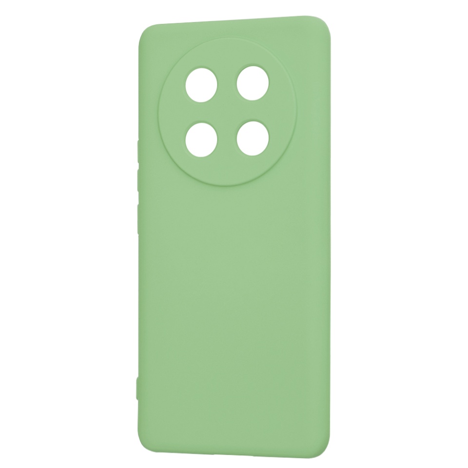 Husa pentru Honor X9c / Magic7 Lite din Silicon Catifelat, Protectie Premium, Skyddar SoftElegance - Verde deschis - 3 | YEO