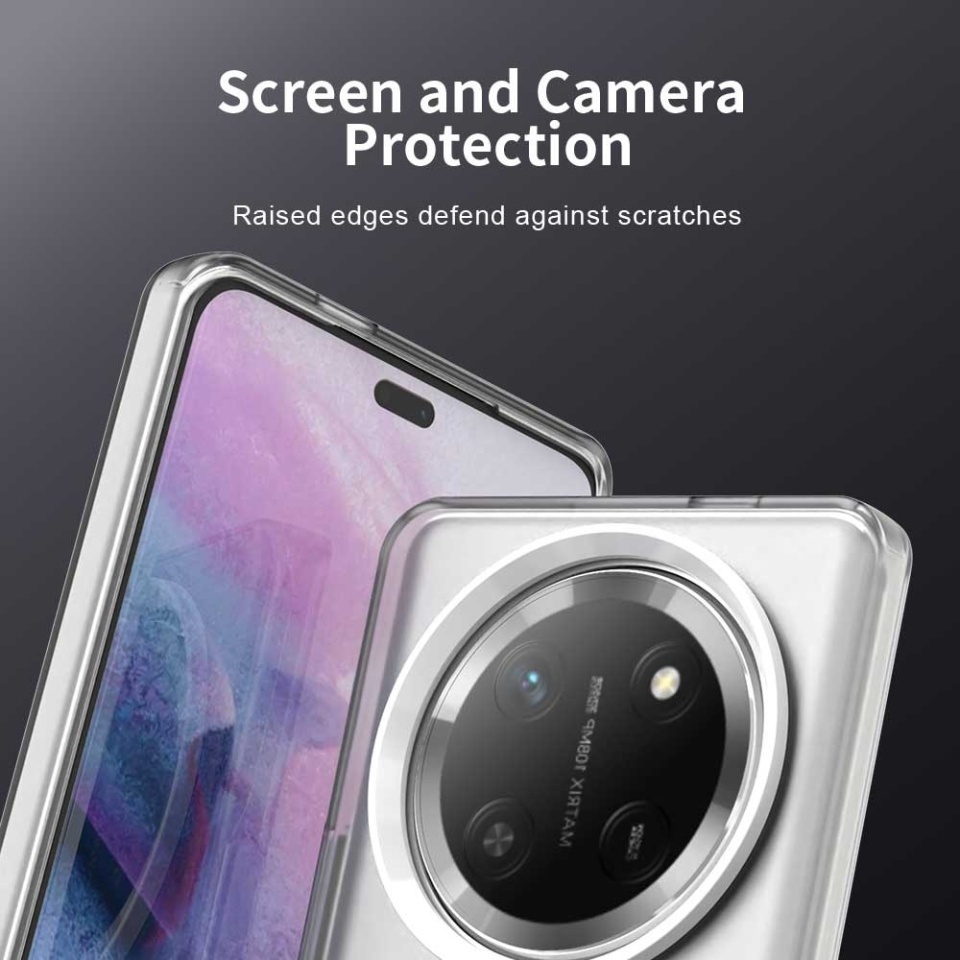 Husa pentru Honor X9c / Magic7 Lite, SKYDDAR INOVATION, CandyCase, Magsafe, set cu sticker, Alb - 3 | YEO