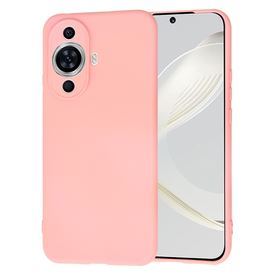 Husa pentru Huawei nova 11 / nova 12s din Silicon Catifelat, Protectie Premium, Skyddar SoftElegance - Roz