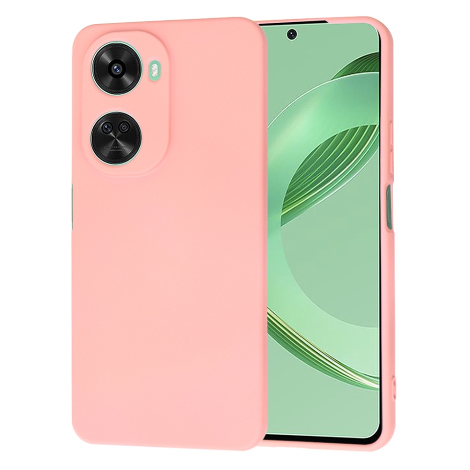 Husa pentru Huawei nova 11 SE / nova 12 SE din Silicon Catifelat, Protectie Premium, Skyddar SoftElegance - Roz