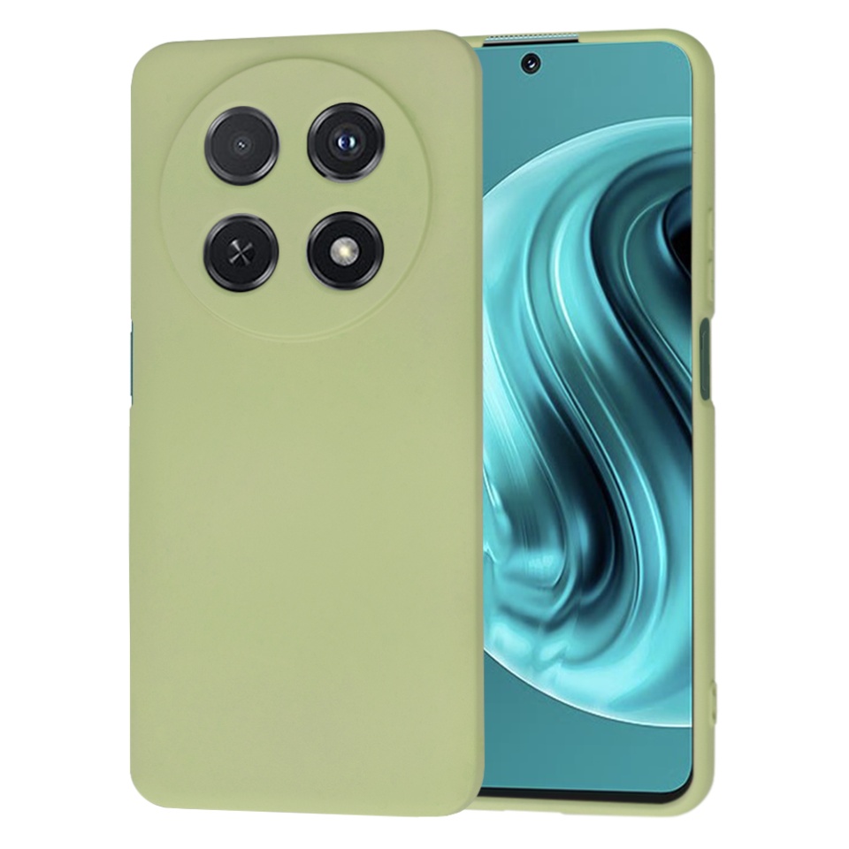 Husa pentru Huawei nova 12i din Silicon Catifelat, Protectie Premium, Skyddar SoftElegance - Verde