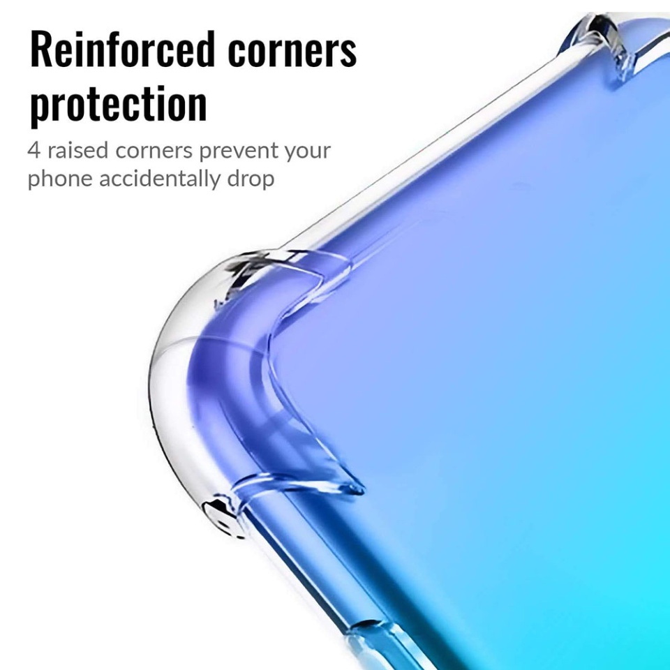 Husa pentru Huawei P Smart 2019 , SKYDDAR INNOVATION, Shockproof Clear din Silicon Slim, Transparenta, set cu sticker - 2 | YEO
