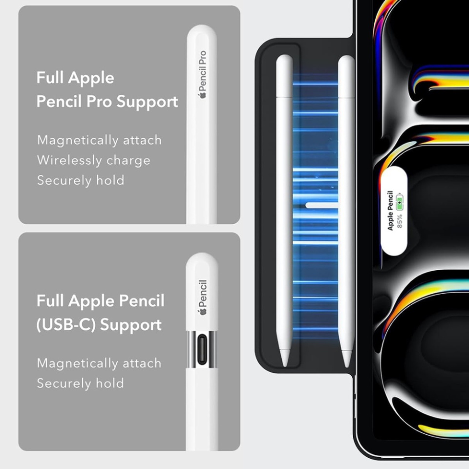 Husa pentru iPad Pro 11 (2024), tip Carte, Rebound Magnetic ESR - Negru - 1 | YEO