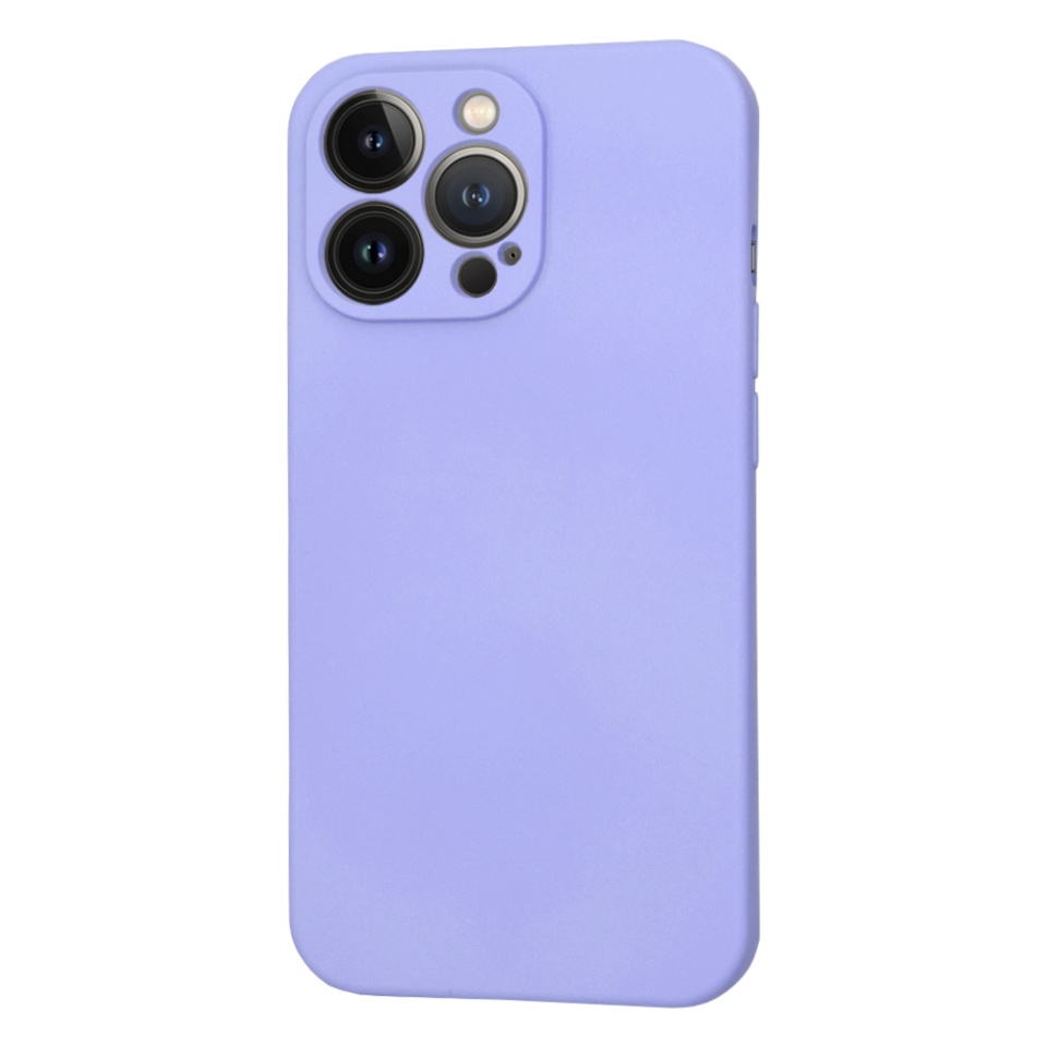 Husa pentru iPhone 13 Pro, SKYDDAR INNOVATION, din Silicon Catifelat, SoftFlex Magsafe, Violet, set cu sticker - 1 | YEO