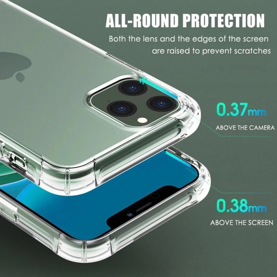 Husa pentru iPhone 13 Pro , SKYDDAR INNOVATION, Shockproof Clear din Silicon Slim, Transparenta, set cu sticker - 3 | YEO
