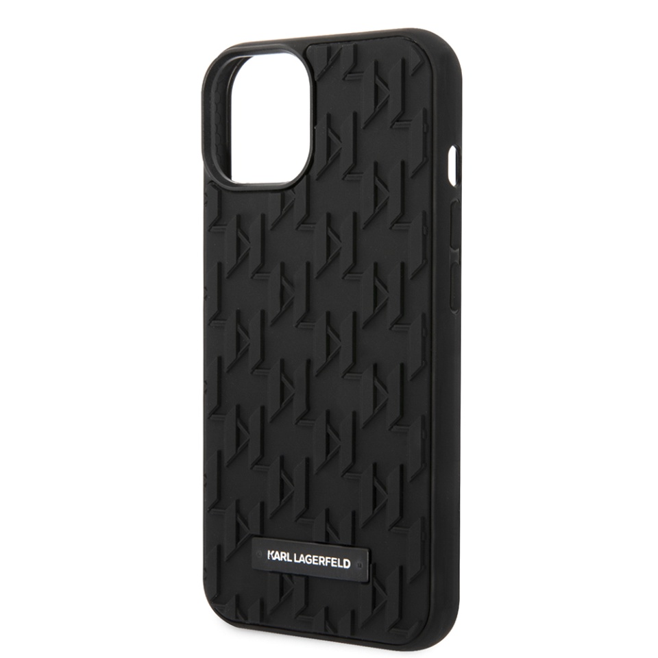 Husa pentru iPhone 14 Plus, 3D Design, Karl Lagerfeld, Negru - 1 | YEO