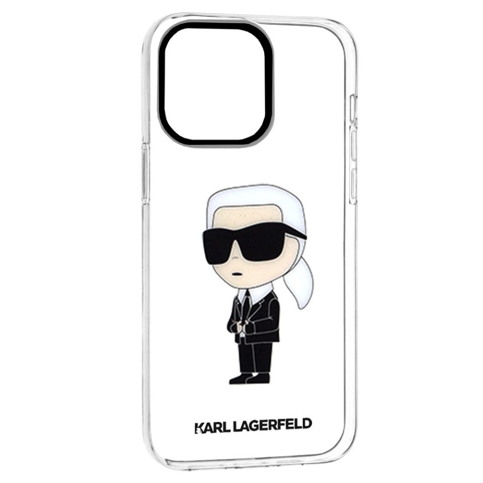 Husa pentru iPhone 14 Pro Max, Hardcase Transparent, Karl Lagerfeld, Transparenta - 1 | YEO