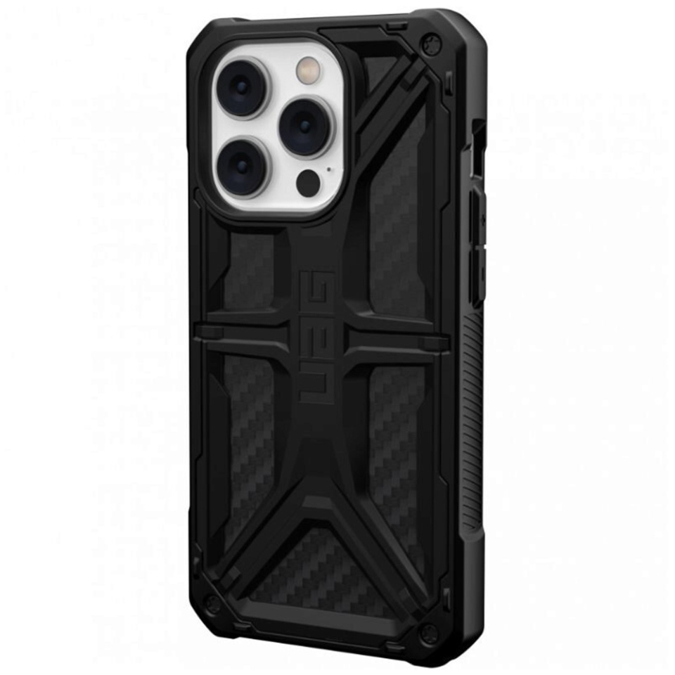 Husa pentru iPhone 14 Pro, Monarch, UAG - Carbon Fiber - 1 | YEO