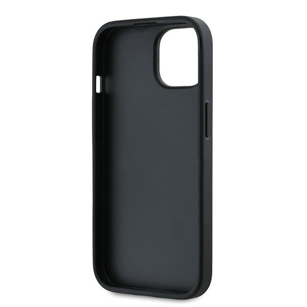 Husa pentru iPhone 15 Plus, Diagonal Quilted Script, Karl Lagerfeld - Negru - 3 | YEO