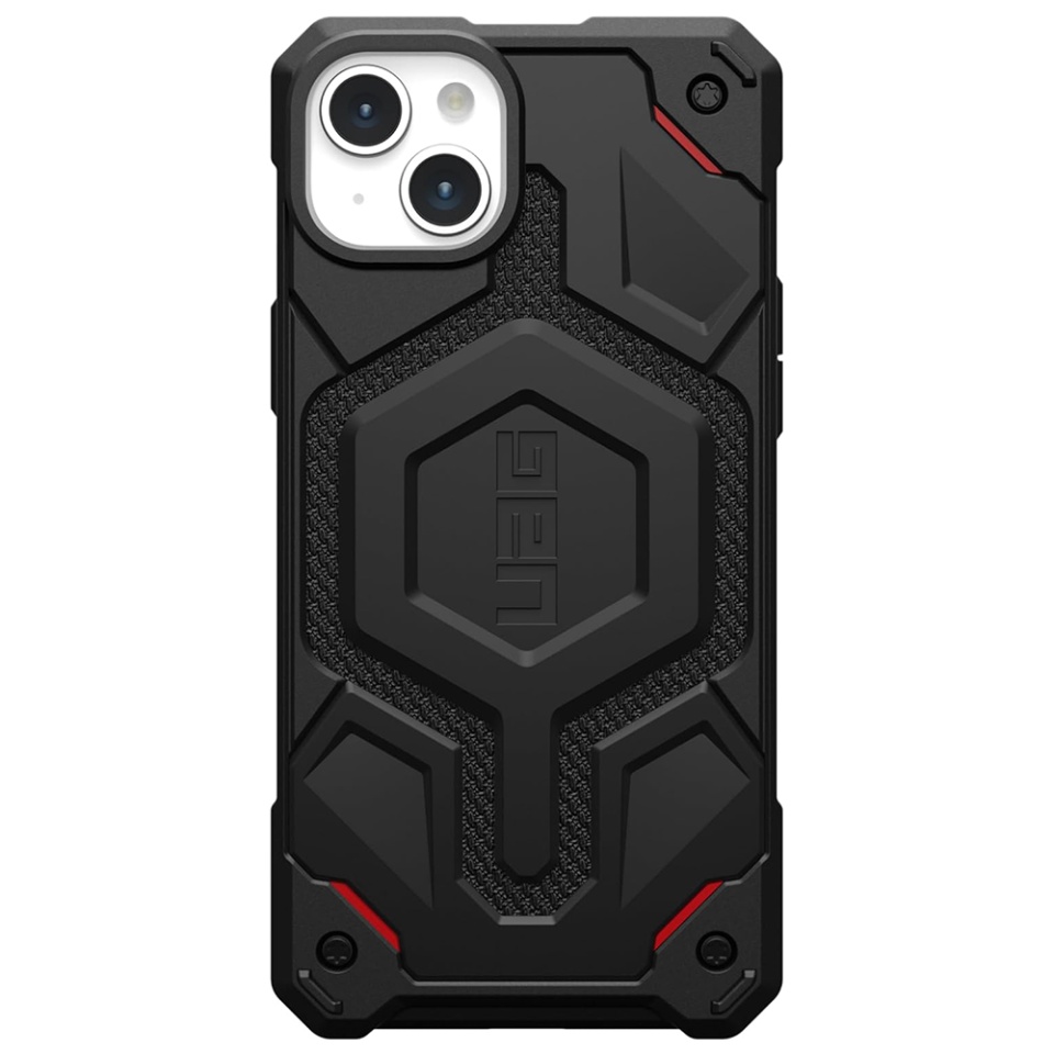 Husa pentru iPhone 15 Plus, Monarch Pro MagSafe, UAG - Kevlar Negru - 1 | YEO