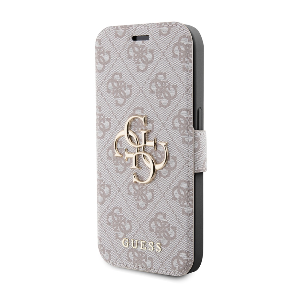 Husa pentru iPhone 15 Pro, Book, Guess - Roz - 4 | YEO