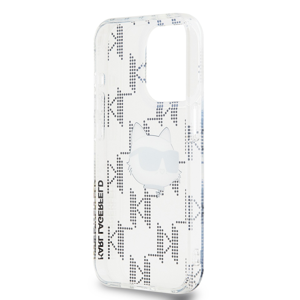 Husa pentru iPhone 15 Pro IML Luxury, Karl Lagerfeld - Transparenta - 3 | YEO