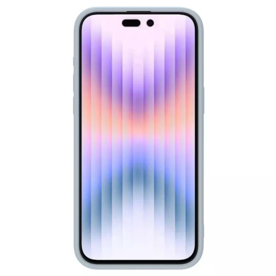 Husa pentru iPhone 15 Pro Max, Nillkin CamShield Silky MagSafe Silicone - Gri - 1 | YEO
