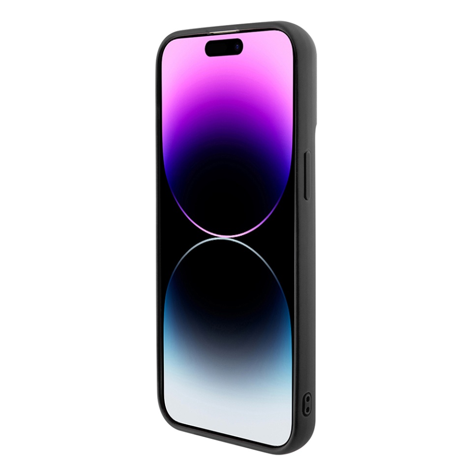 Husa pentru iPhone 15 Pro Max, Sequin Script Metal, Guess - Negru - 1 | YEO