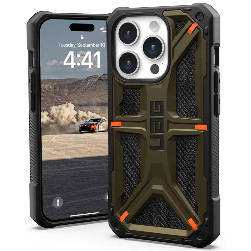 Husa pentru iPhone 15 Pro, Monarch, UAG - Verde