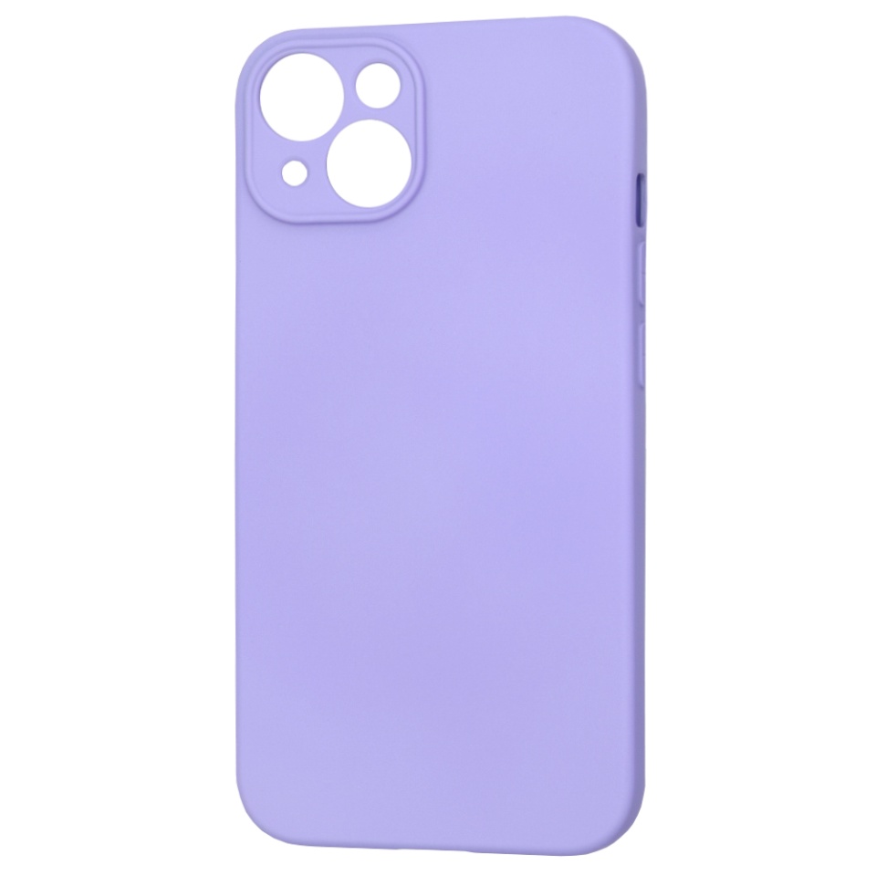 Husa pentru iPhone 15, SKYDDAR INNOVATION, din Silicon Catifelat, SoftElegance , Violet, set cu sticker - 3 | YEO