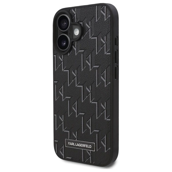 Husa pentru iPhone 16 Leather MagSafe, Karl Lagerfeld - Negru - 2 | YEO