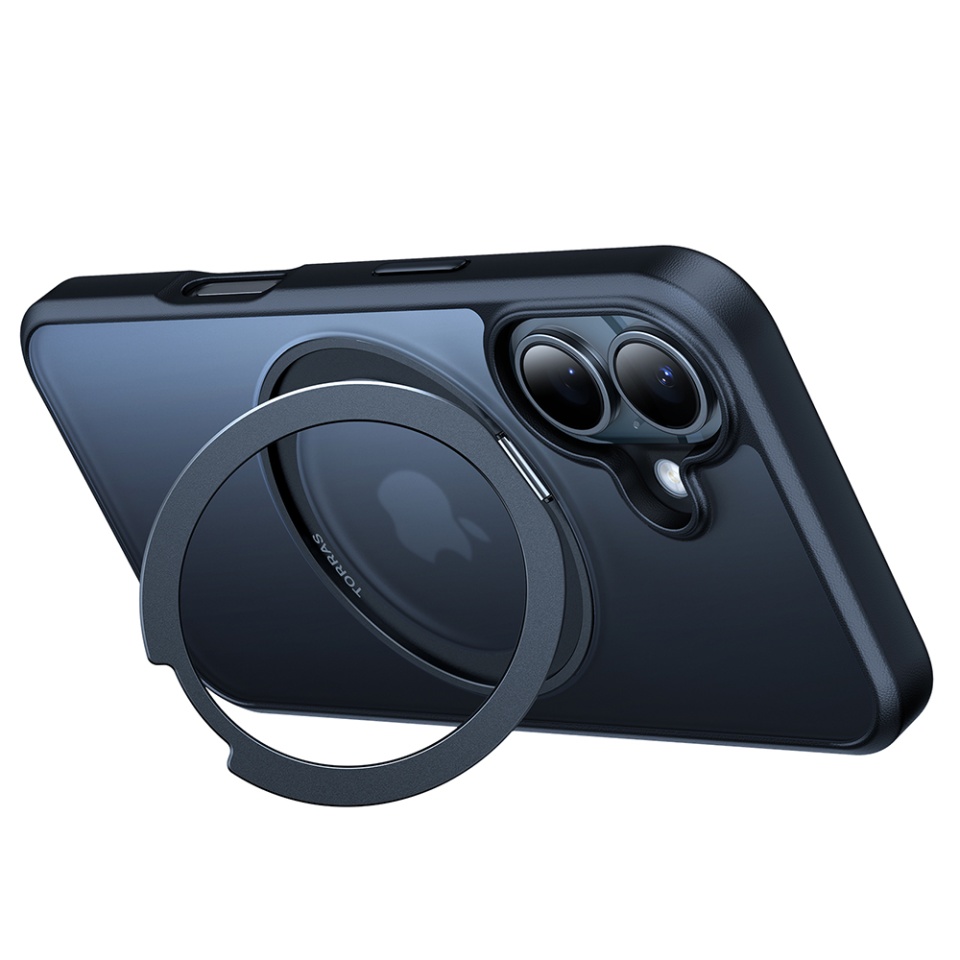 Husa pentru iPhone 16 Plus, Torras Ostand Pro MagSafe, Negru - 1 | YEO