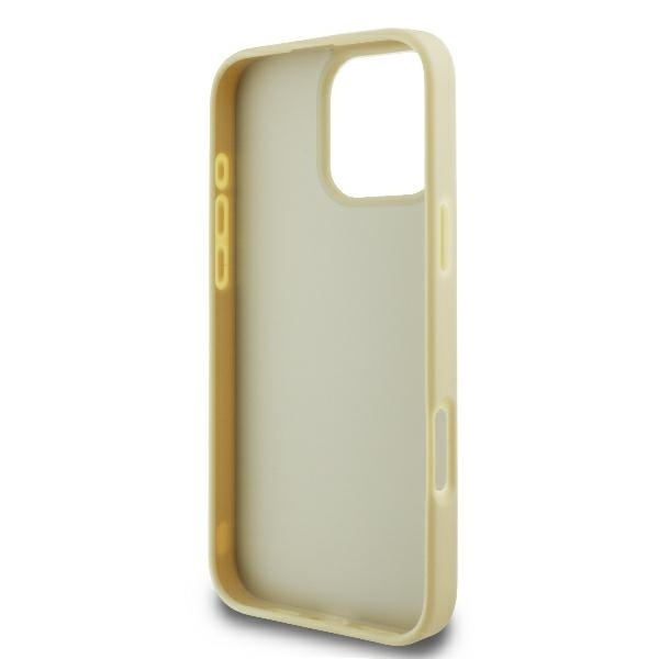 Husa pentru iPhone 16 Pro, Hardcase Leather, Karl Lagerfeld, Auriu - 3 | YEO