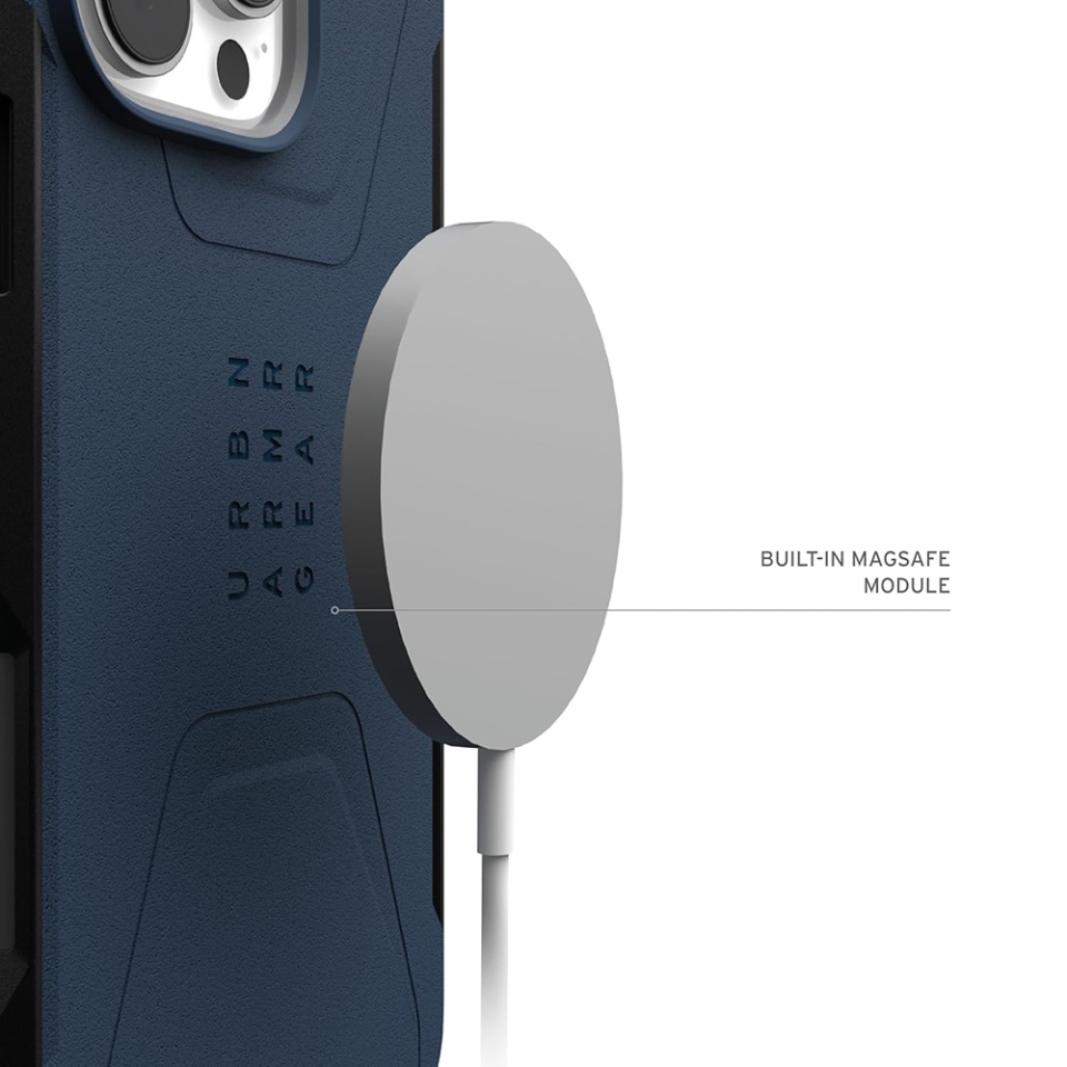 Husa pentru iPhone 16 Pro Max, Civilian Pro MagSafe, UAG - Bleumarin - 1 | YEO