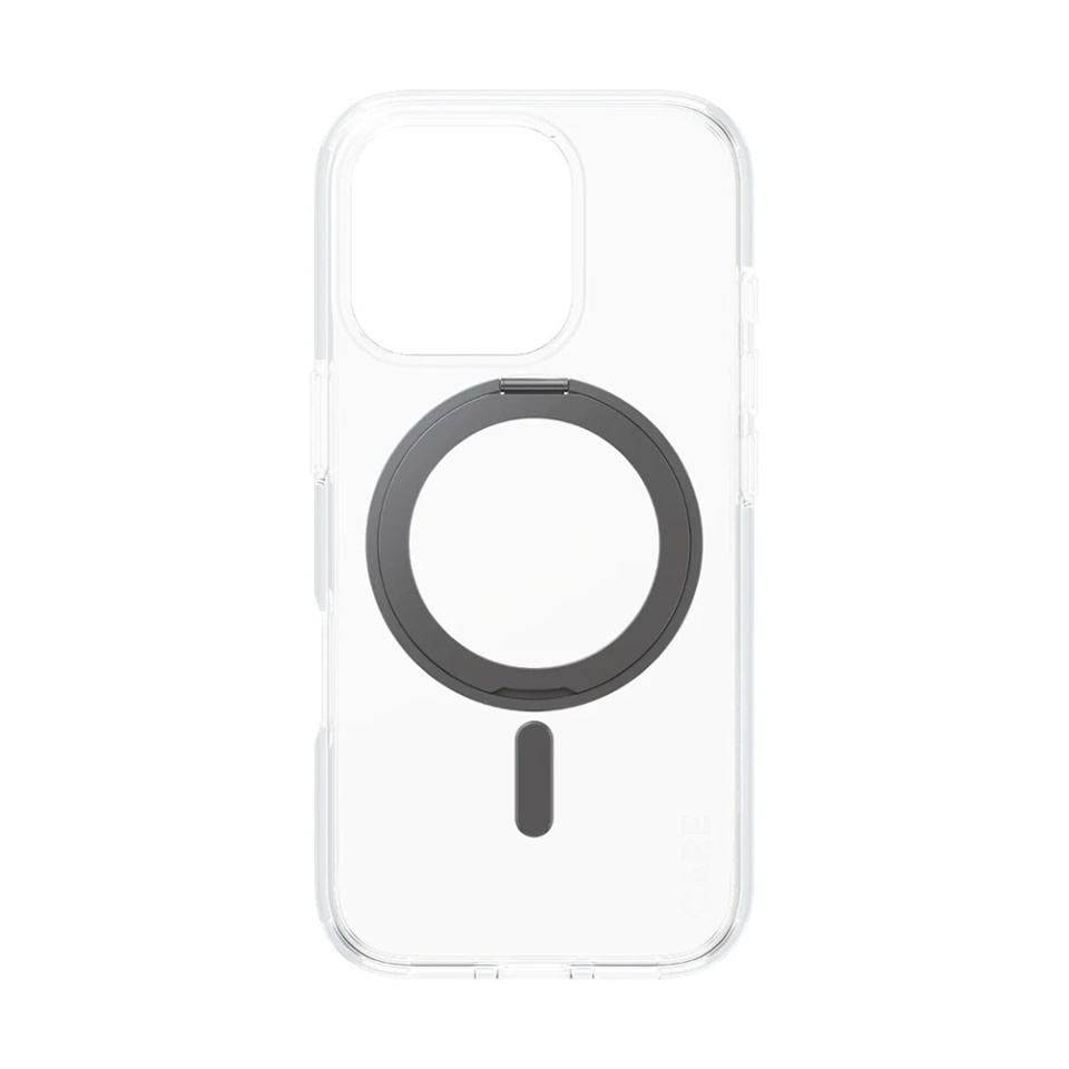 Husa pentru iPhone 16 Pro, PanzerGlass, MagSafe Kickstand si Protectie Camera, Margini Intarite Anti-Soc, Design Slim, Transparent - 1 | YEO