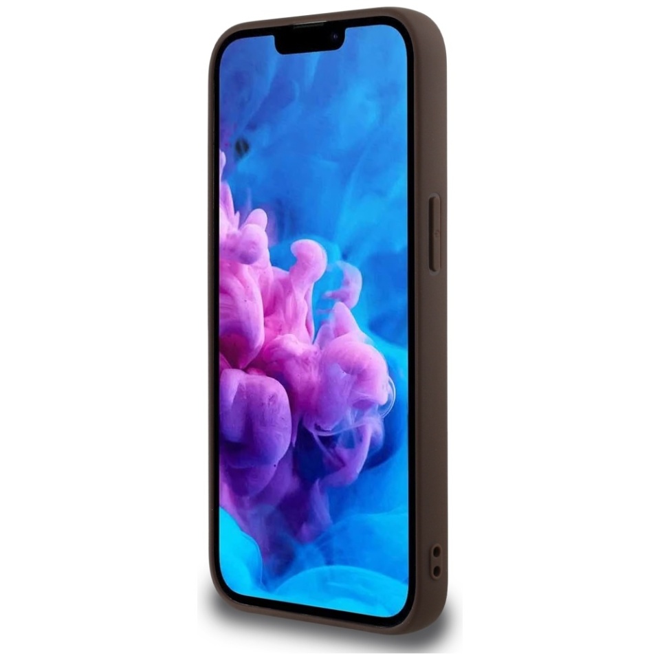Husa pentru iPhone 16e, Guess, Hardcase 4G Charm, Maro - 3 | YEO