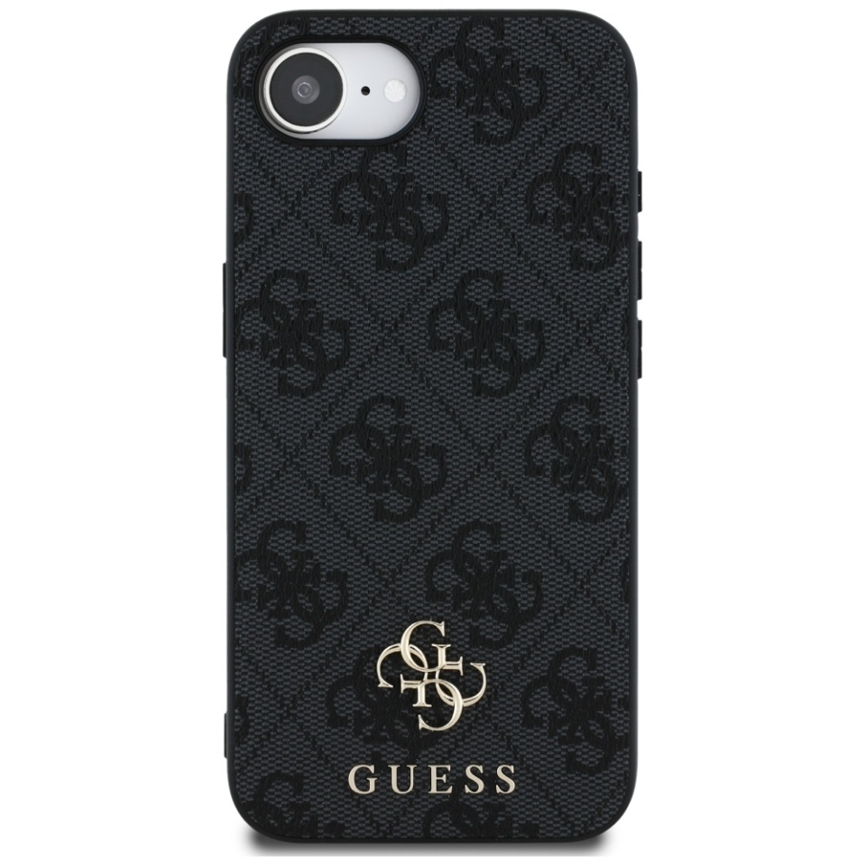 Husa pentru iPhone 16e, Guess, Hardcase 4G Charm, Negru - 1 | YEO
