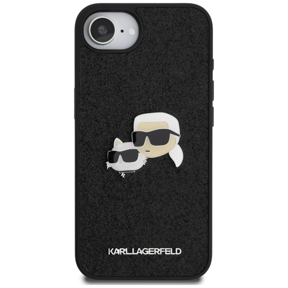 Husa pentru iPhone 16e, Hardcase Glitter, Karl Lagerfeld, Albastru - 1 | YEO