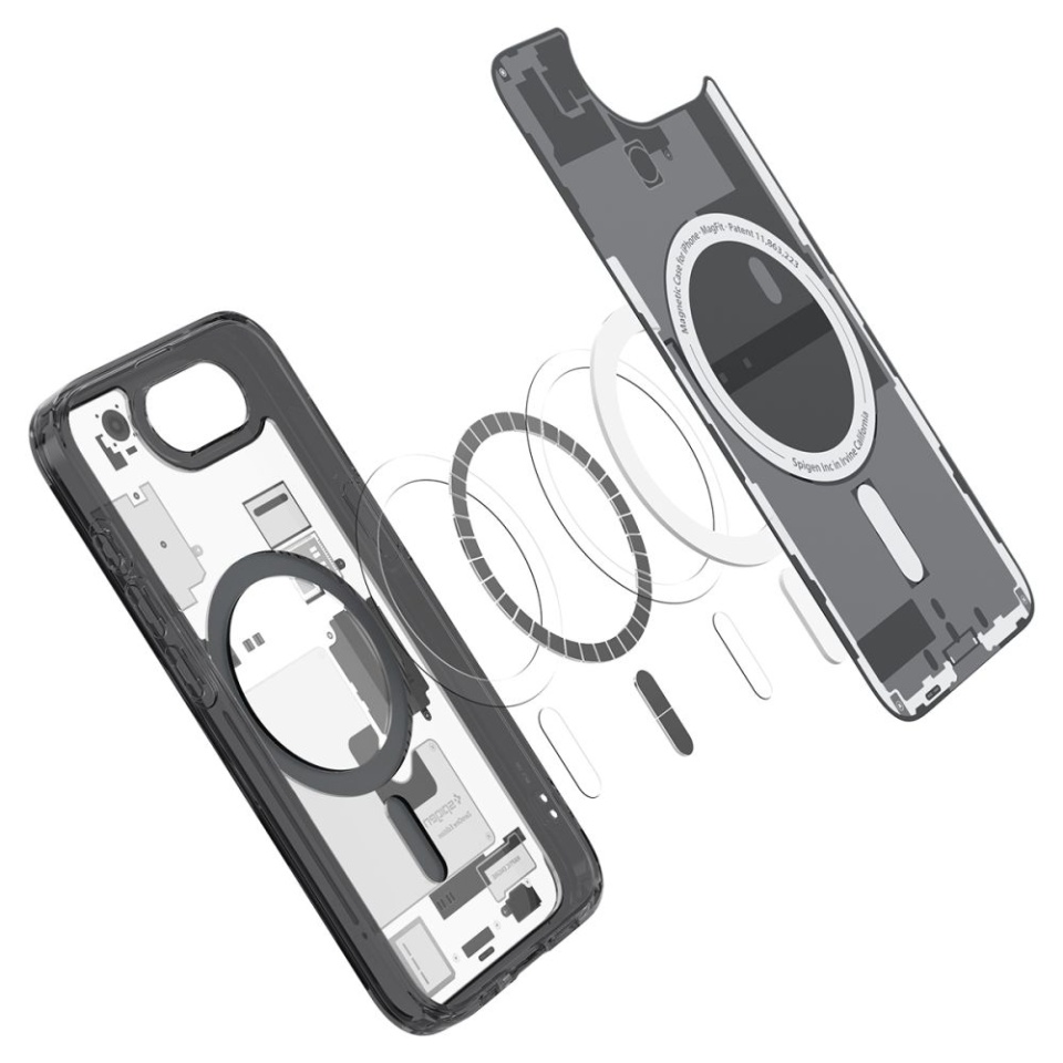 Husa pentru iPhone 16e, Spigen Ultra Hybrid Zero One - Negru - 3 | YEO