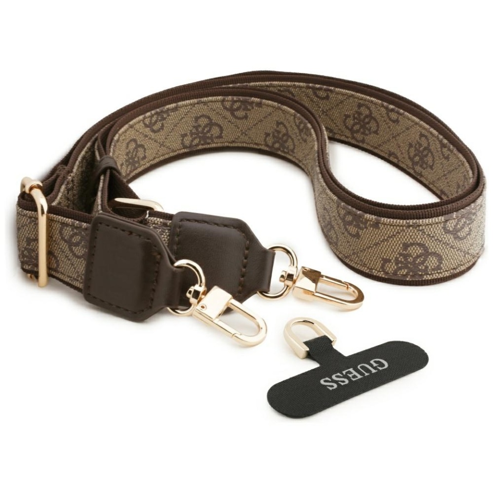 Husa pentru iPhone 17, 4G Strass Logo with Big Strap Metal Button MagSafe, Protectie Slim, Maro - 3 | YEO
