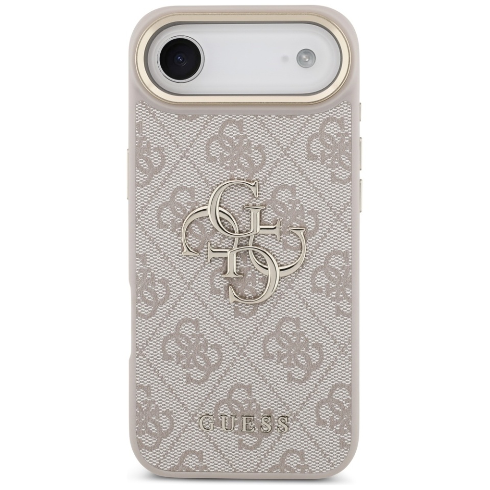Husa pentru iPhone 17 Air, Guess Hardcase Guess Big 4G Classic Logo, Protectie Slim, Compatibila, Roz - 1 | YEO