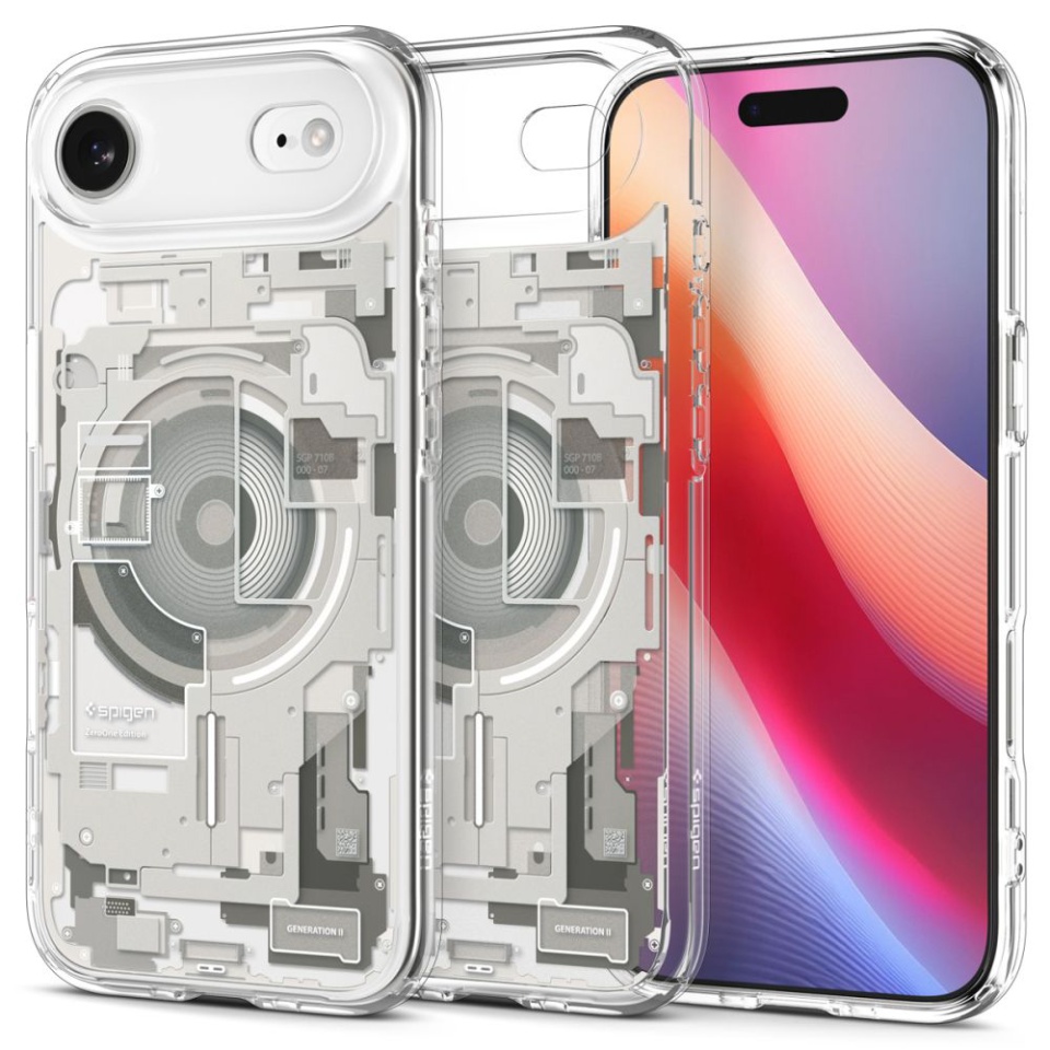 Husa pentru iPhone 17 Air, Spigen Ultra Hybrid Zero One - Natural