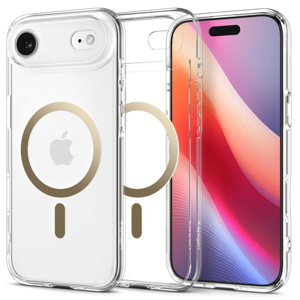 Husa pentru iPhone 17 Air, Ultra Hybrid T MagSafe, Spigen, Transparenta